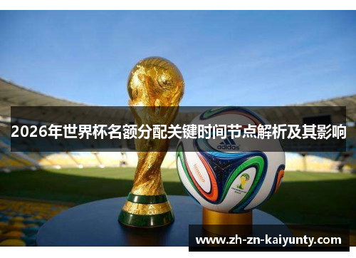 2026年世界杯名额分配关键时间节点解析及其影响